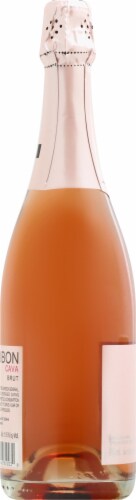 Dibon Cava Brut Rose Wine Perspective: left
