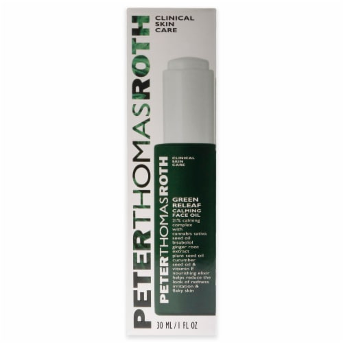Peter Thomas Roth Green Releaf Calming Face Oil Perspective: left