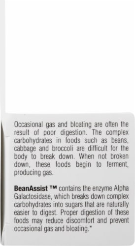 Enzymedica® BeanAssist Gas Bloating & Discomfort Dietary Supplement Perspective: left