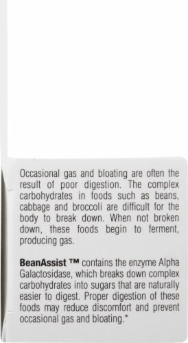 Enzymedica® BeanAssist™ Gas Bloating & Discomfort Dietary Supplement Perspective: left