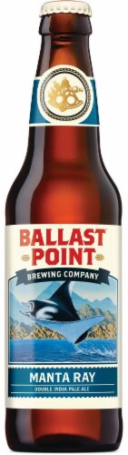 Ballast Point Manta Ray Double IPA Perspective: left