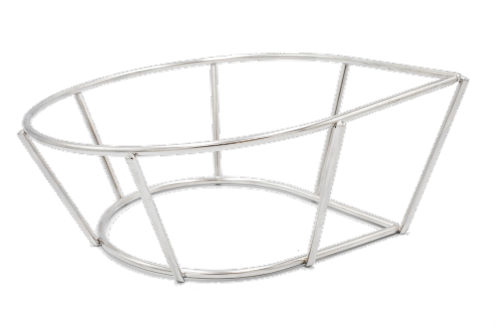 Topsy Turkey/Choice Chicken Roaster Rack Roasting Rack for Grilling and cooking pan turkey Perspective: left