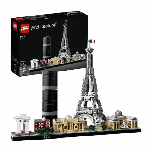 LEGO 21044 Architecture Skyline Collection Eiffel Tower Building Set (694 Piece) Perspective: left