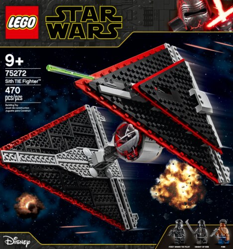  LEGO Star Wars Sith TIE Fighter 75272 Collectible Building Kit,  Cool Construction Toy for Kids, New 2020 (470 Pieces) : Everything Else