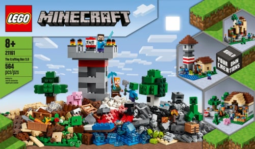 21161LEGO® Minecraft The Crafting Box 3.0 Building Set Perspective: left