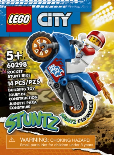 60298 LEGO® City Rocket Stunt Bike Building Toy Perspective: left