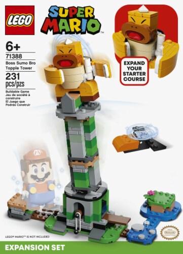 LEGO® Super Mario™ Boss Sumo Bro Topple Tower Building Set Perspective: left
