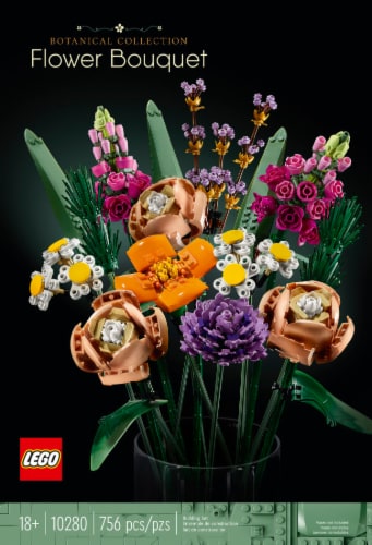 LEGO® Flower Bouquet 10280 Building Set Perspective: left