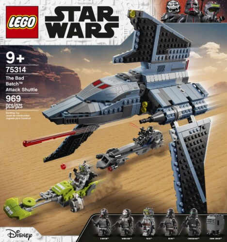 LEGO® Star Wars The Bad Batch™ Attack Shuttle Building Toy Perspective: left