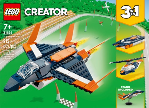 LEGO® Creator™ Supersonic Jet Building Set Perspective: left