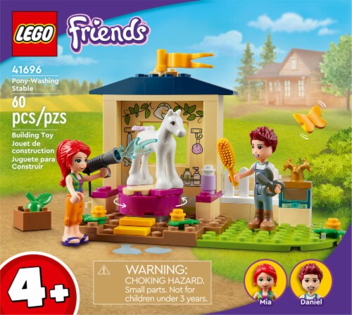 LEGO® 41696 Friends™ Pony-Washing Stable Building Set Perspective: left