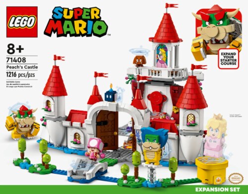 LEGO® 71408 Super Mario™ Peach’s Castle Expansion Set Building Toy Perspective: left