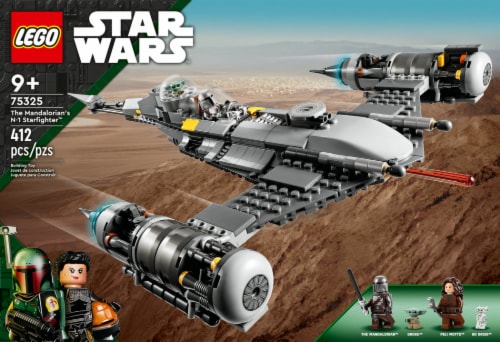LEGO® Star Wars The Mandalorian's N-1 Starfighter 75325 Building Toy Set Perspective: left