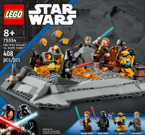 LEGO® 75334 Star Wars™ Obi-Wan Kenobi™ vs. Darth Vader™ Building Set Perspective: left
