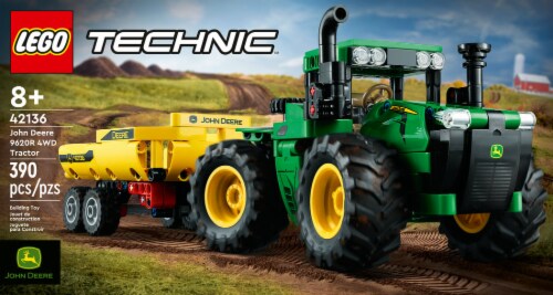 LEGO® 42136 Technic™ John Deere 4WD Tractor Building Set Perspective: left