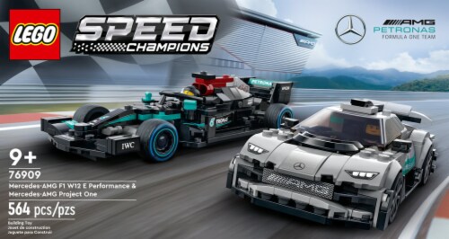 LEGO® 76909 Speed Champions Mercedes-AMG F1 W12 E Performance Project One Building Set Perspective: left