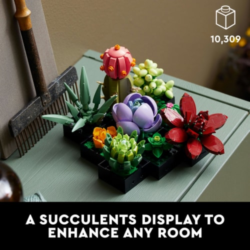 LEGO® Botanical Collection Succulents Building Set Perspective: left