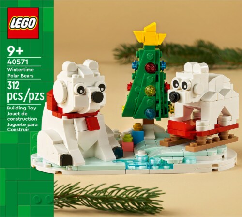 LEGO® 40571 Wintertime Polar Bears Perspective: left