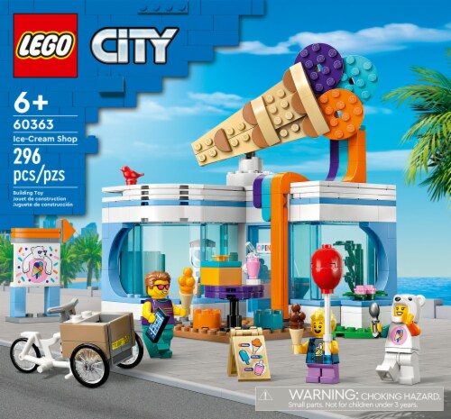 LEGO® City Ice Cream Shop 60363 Building Set Perspective: left