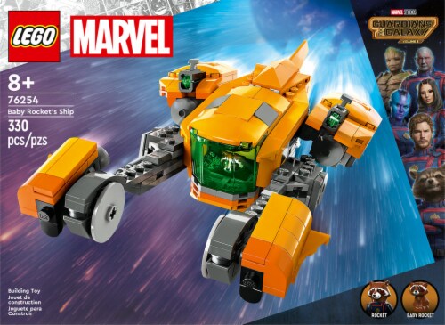 LEGO® 76254 Marvel Baby Rocket's Ship Building Set Perspective: left