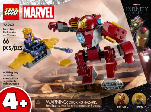 LEGO Iron Man Hulkbuster vs. Thanos Perspective: left