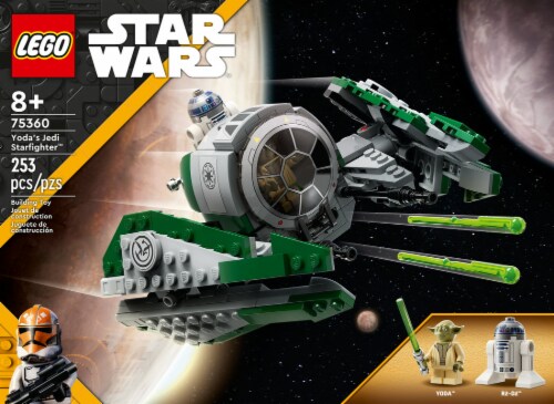 LEGO® Star Wars™ Yoda's Jedi Starfighter™ Building Set Perspective: left