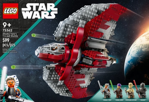 LEGO® Star Wars Ahsoka Tano's T-6 Jedi Shuttle Perspective: left