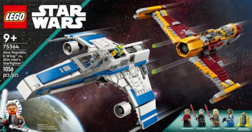 LEGO® Star Wars™ New Republic E-Wing™ vs Shin Hati's Starfighter™ Perspective: left