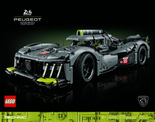 LEGO PEUGEOT 9X8 24H Le Mans Hybrid Hypercar Perspective: left