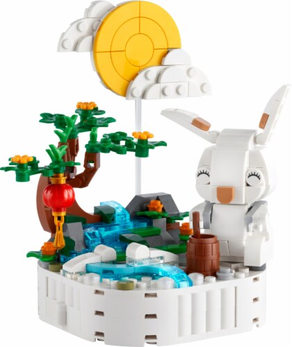 LEGO® Jade Rabbit Building Set Perspective: left