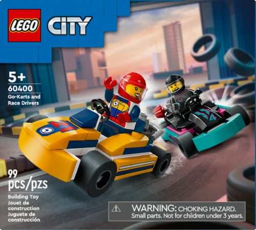 LEGO® City Go-Karts and Race Drivers 60400 Perspective: left