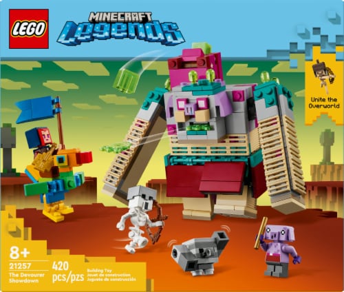 Lego® Minecraft Legends 21257 The Devourer Showdown Set Perspective: left