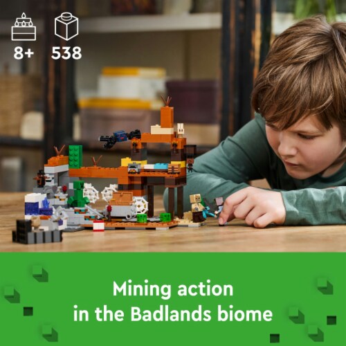 LEGO® Minecraft The Badlands Mineshaft Perspective: left