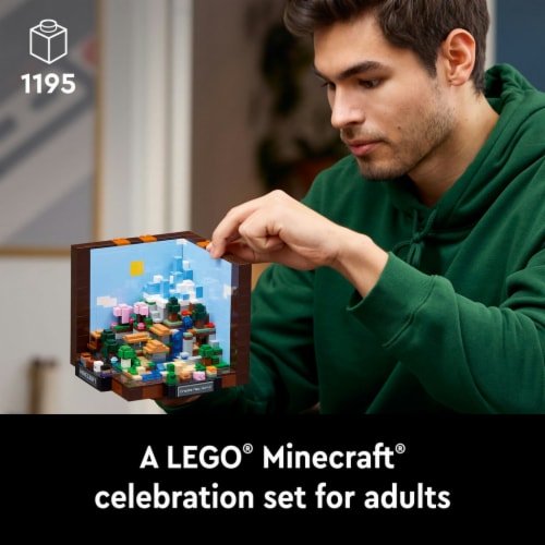 LEGO® Minecraft The Crafting Table Build and Display Set for Adults 21265 Perspective: left