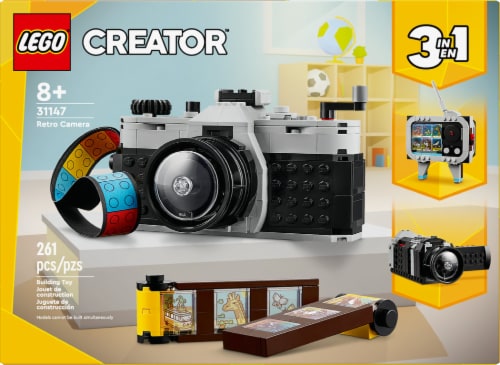 31147 Lego® Creator™ Retro Camera 3 In 1 Building Set Perspective: left