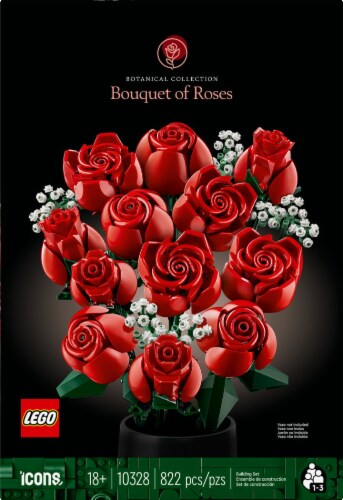 LEGO® Bouquet of Roses 10328 Building Set Perspective: left