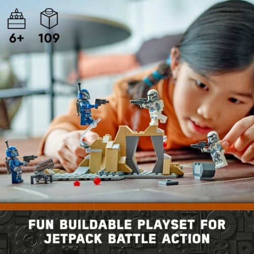 LEGO® Star Wars™ Ambush on Mandalore™ Battle Pack Building Set Perspective: left
