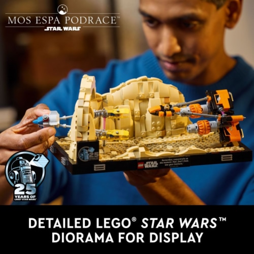 LEGO® Star Wars™ Mos Espa Podrace 75380  Building Set Perspective: left