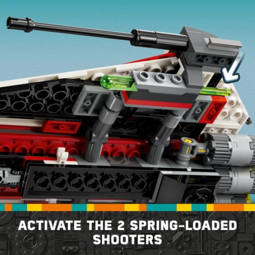 LEGO Star Wars Jedi Bob’s Starfighter Building Toy 75388 Perspective: left