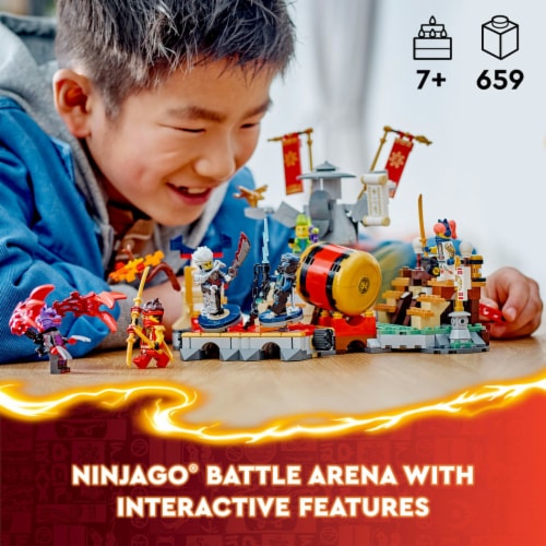LEGO® Ninjago Dragons Rising Tournament Battle Arena 71818 Perspective: left