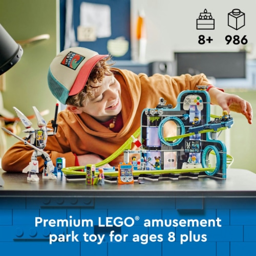 LEGO® City Robot World Roller Coaster Park 60421 Perspective: left