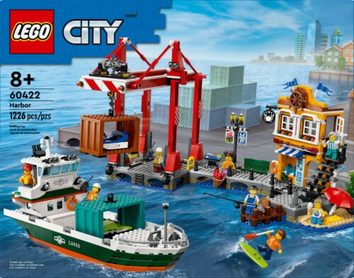 LEGO Seaside Harbor with Cargo Ship 60422 Perspective: left