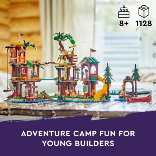 LEGO® Friends™ Adventure Camp Tree House Toy with Doll Accessories Perspective: left
