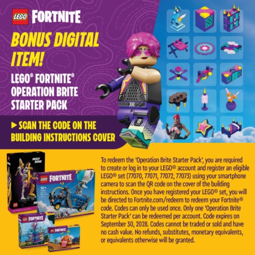 LEGO Fortnite Durrr Burger Toy for Gamers 77070 Perspective: left