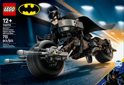 LEGO® Batman™ Construction Figure & The Bat-Pod Bike 76273 Perspective: left