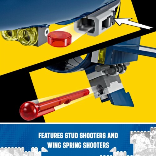 LEGO Marvel X-Men X-Jet Building Toy for Marvel Fans 76281 Perspective: left