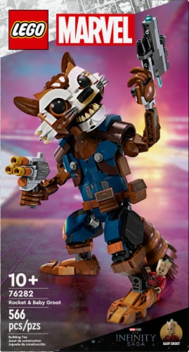 LEGO® Star Wars Rocket & Baby Groot V39 76282 Building Set Perspective: left