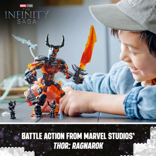 LEGO® Marvel Thor vs. Surtur Construction Figure 76289 Perspective: left