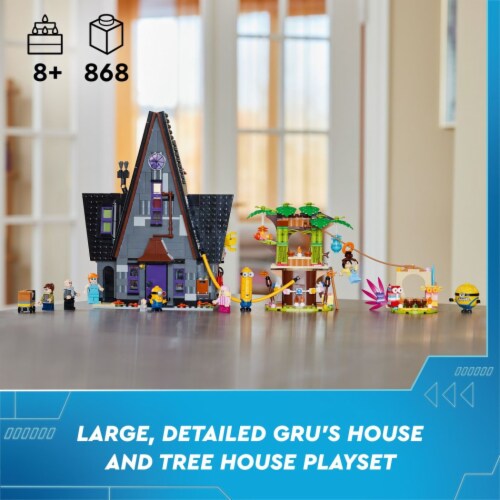 LEGO® Despicable Me 4 Minions and Gru's Family Mansion 75583  Building Set Perspective: left