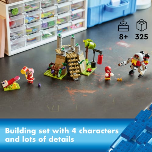 LEGO® Sonic The Hedgehog Knuckles And The Master Emerald Shrine 76998 Perspective: left